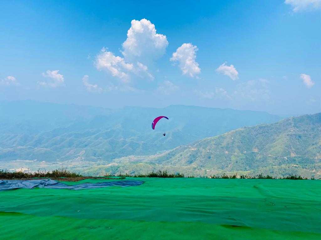 Mizoram Paragliding Take off