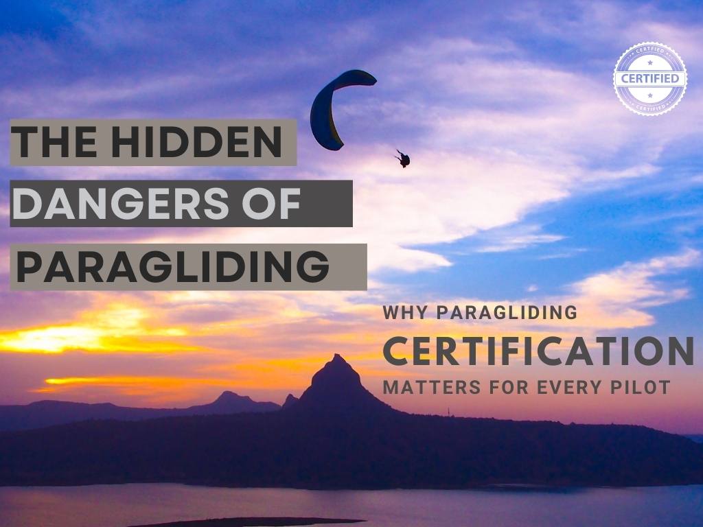 Blog banner for why Paragliding certification is important.