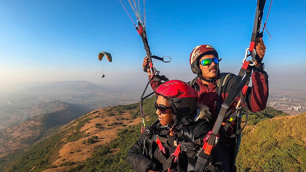 Paragliding Pilot in Kamshet