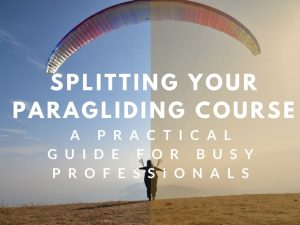 Banner Splitting Paragliding training