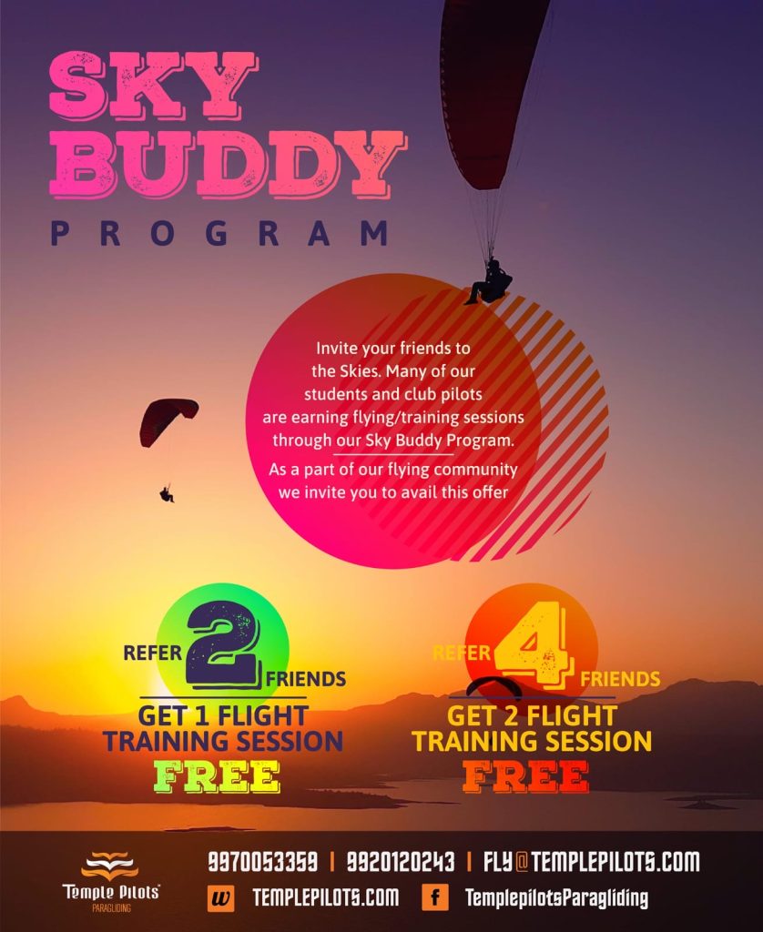 Poster for Paragliding referral by pilots