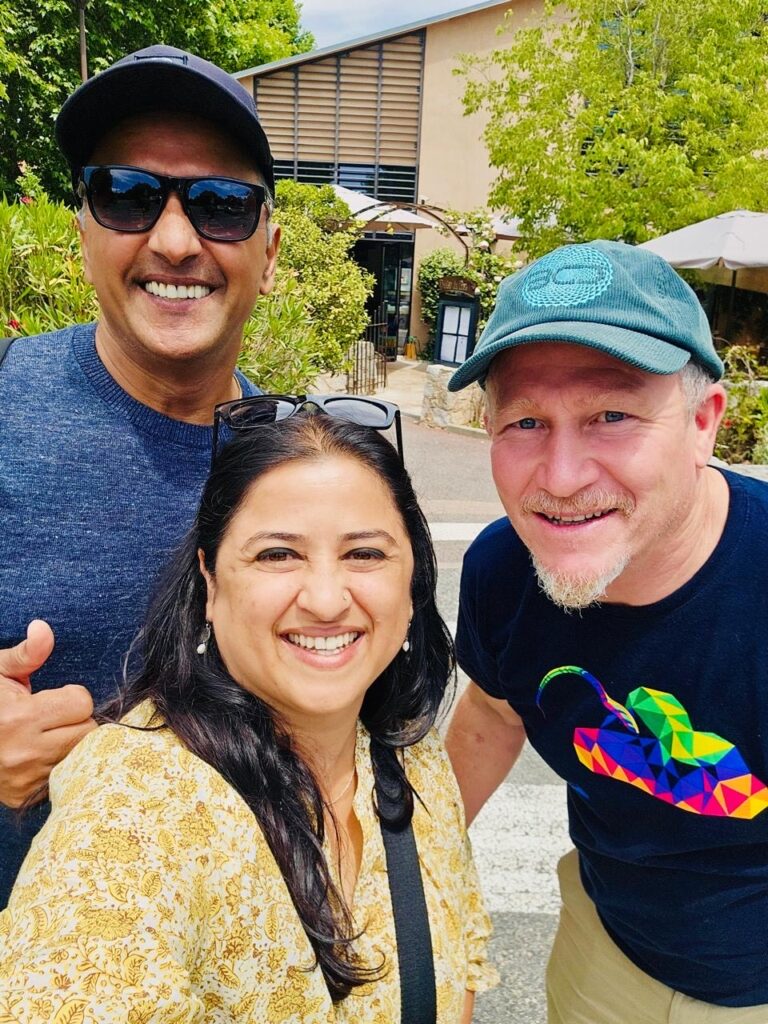 Avi Malik with Bruce Gold Smith
