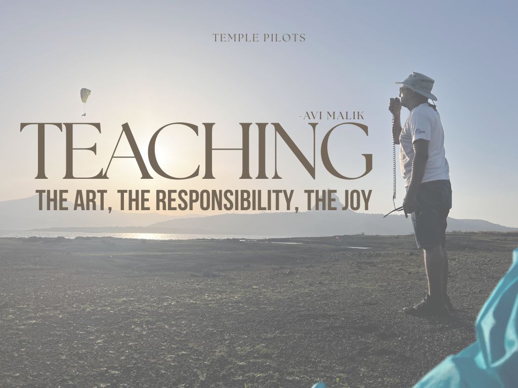 Poster for blog on Teaching Paragliding