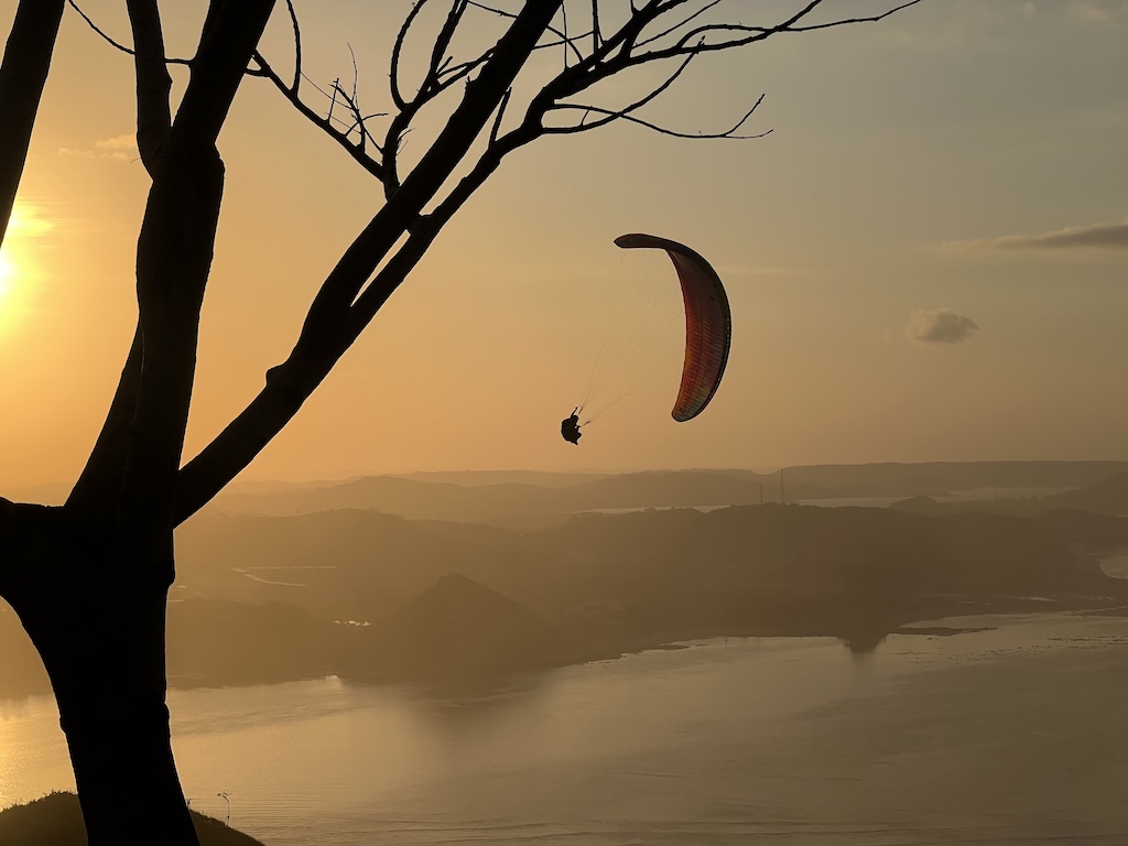 Sunrise Paragliding in Lombok Indonesia