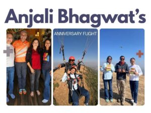 Anjali Bhagwat Paragliding in Kamshet