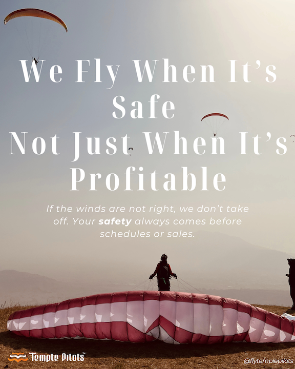 We Fly When It’s Safe Not Just When It’s Profitable