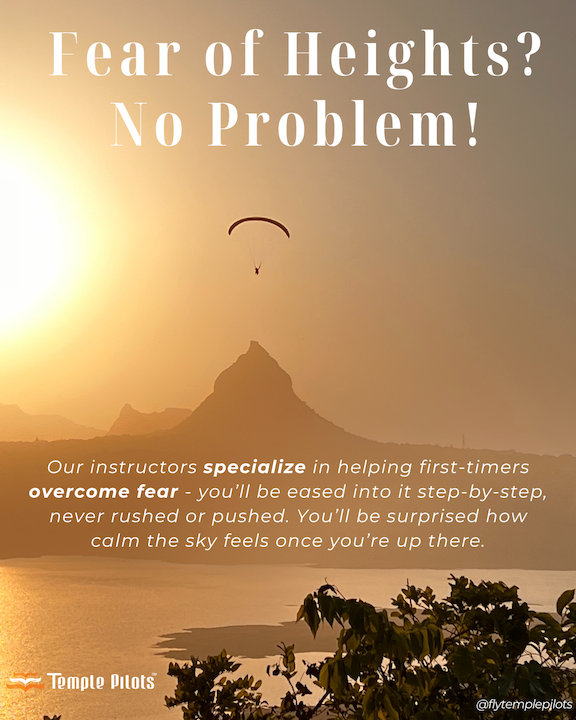 Fear of Heights? No Problem! Paragliding Fear