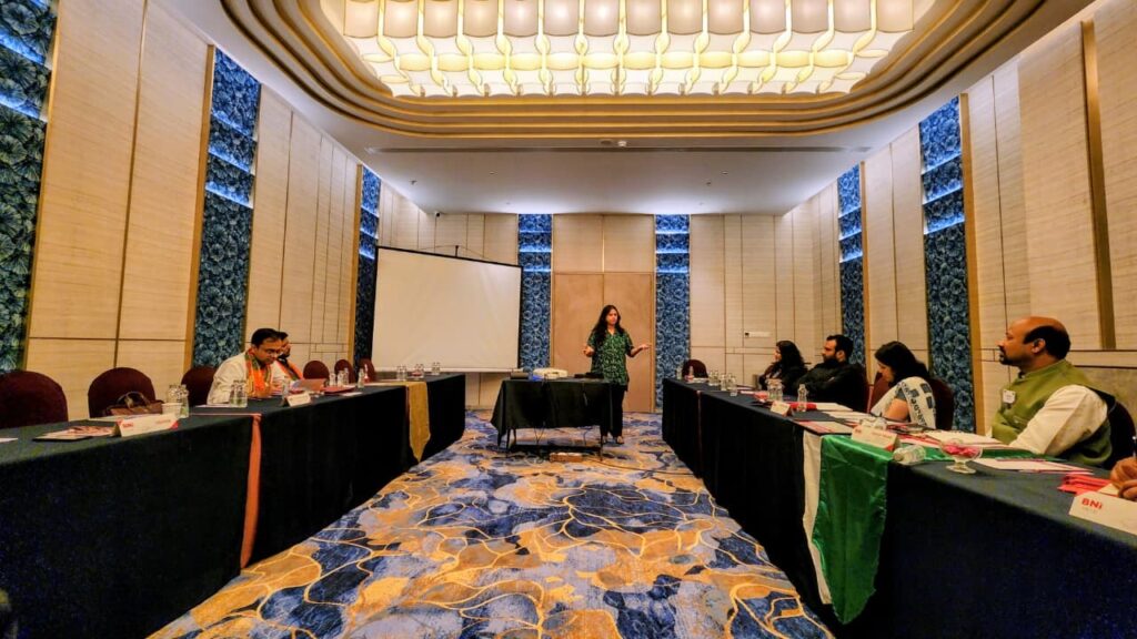 Anita Deshpandes Talk at BNI IRIS PUNE Temple Pilots