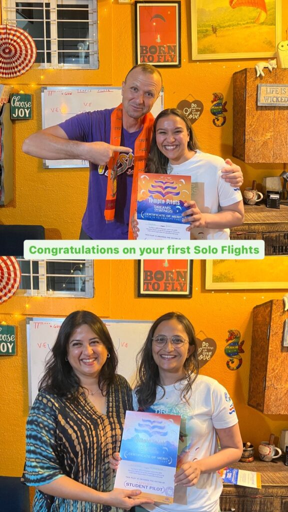 Indian Women Paragliding Pilots