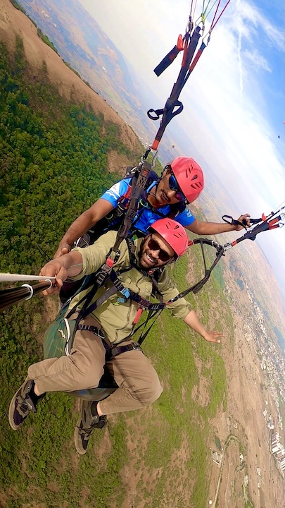 Pilot and Passenger in Kamshet