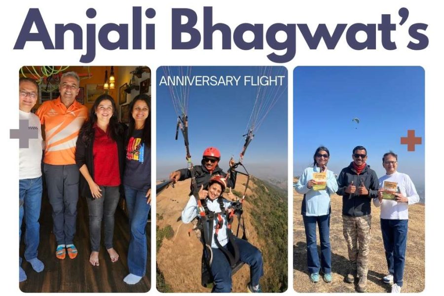 Anjali Bhagwat Paragliding in Kamshet