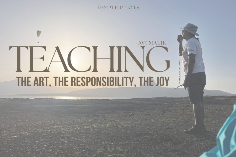 Poster for blog on Teaching Paragliding