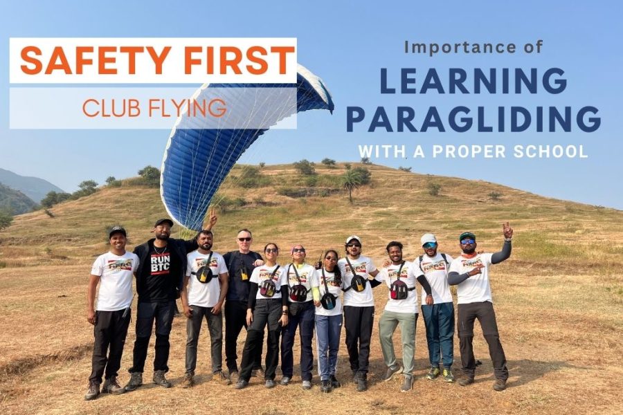 Paragliding school Poster