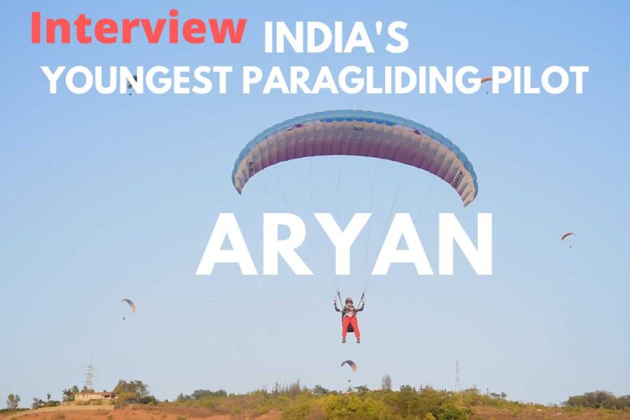 India's Youngest Paragliding Pilot Aryan Kasbekar - Temple Pilots