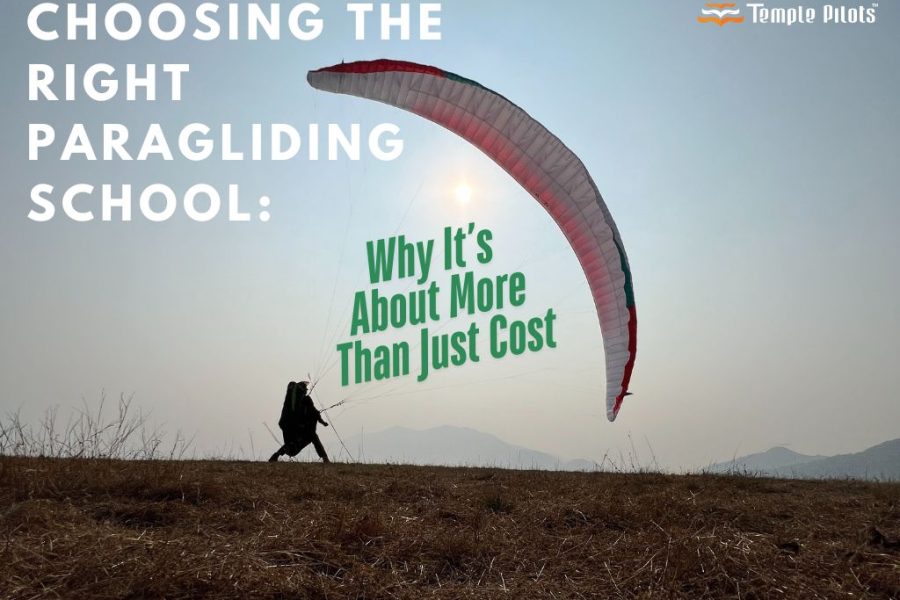 Banner for Blog on Paragliding Training Cost