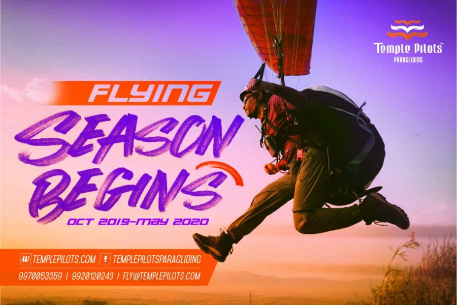 Paragliding Season Begins in Kamshet - Temple Pilots Paragliding